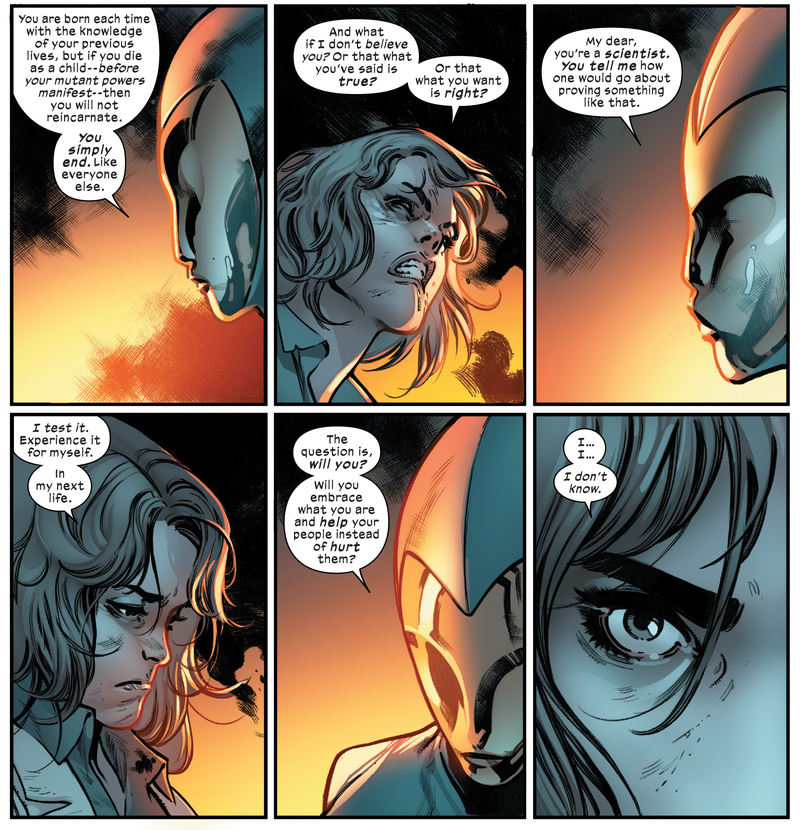 Destiny offers Moira an ultimatum: protect her people or die.